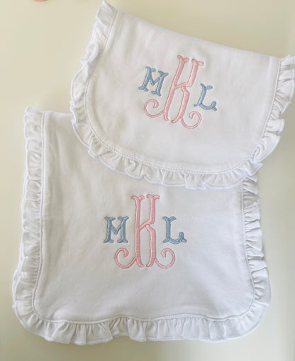 Bib/ Burp Cloth Set