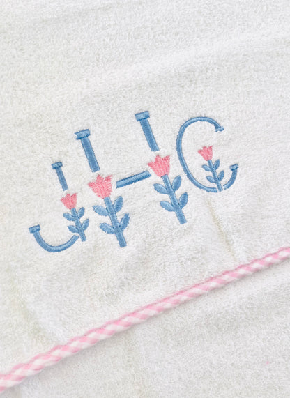 Gingham Hooded Bath Towels