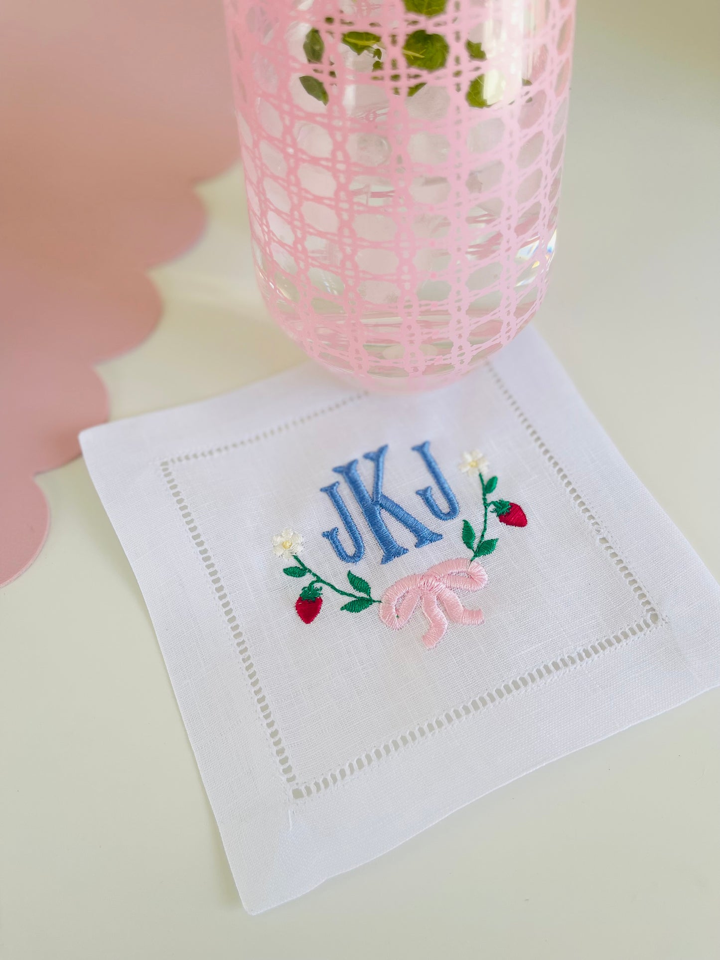 Cocktail Napkins with Design